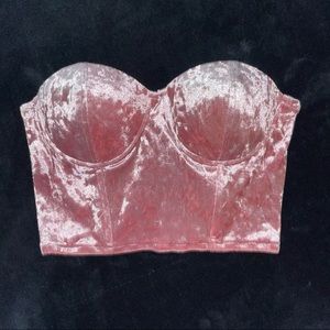 Corset style crop top